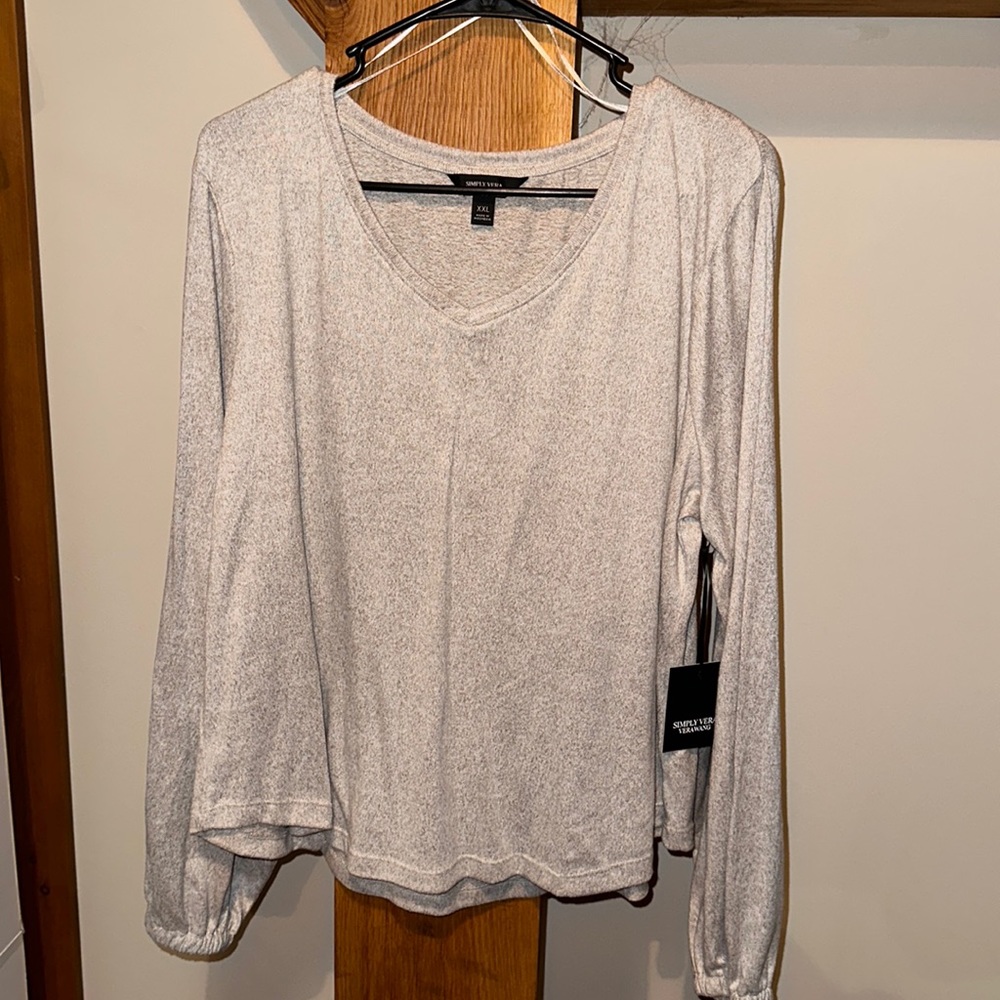 Never worn, Simply Verawang long sleeve top